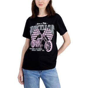 GRAYSON/THREADS Womens Motorcycle Club Crewneck Tee Basic T-Shirt, NWT